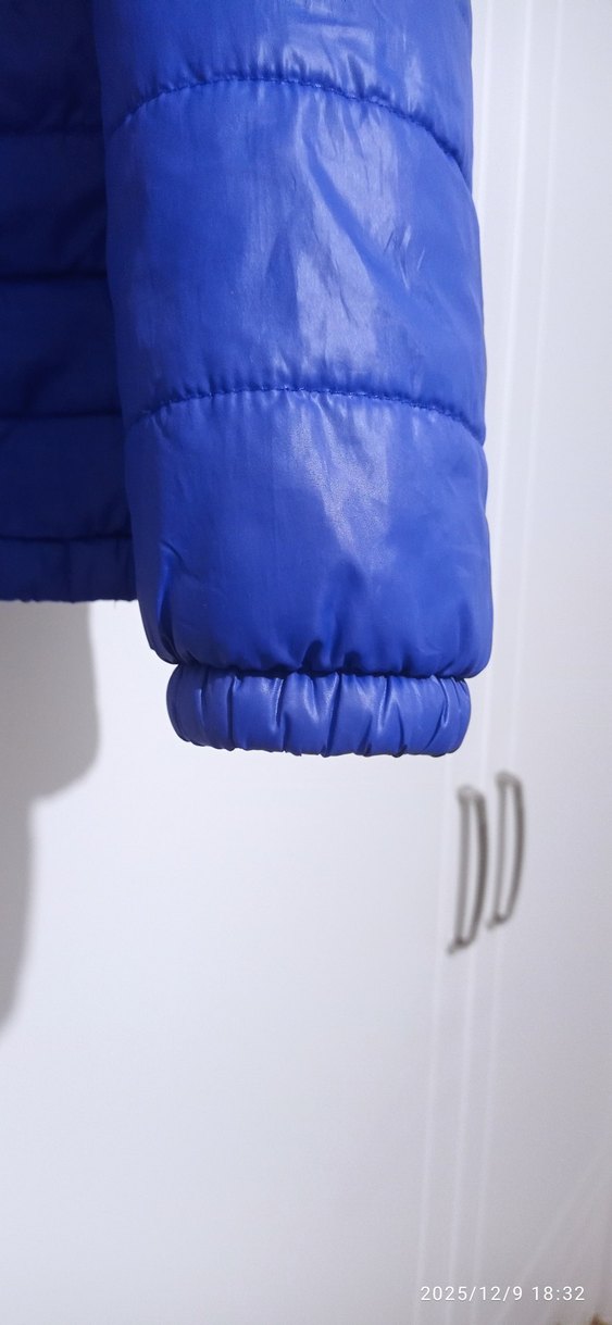 Mavi Kadın Kapitone Kışlık Mont - Görsel 5