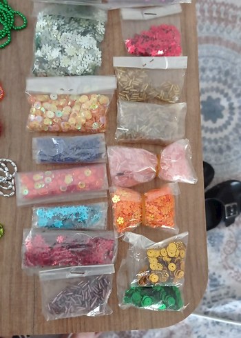  Beden Çok Renkli Boncuk ve Süsleme Seti