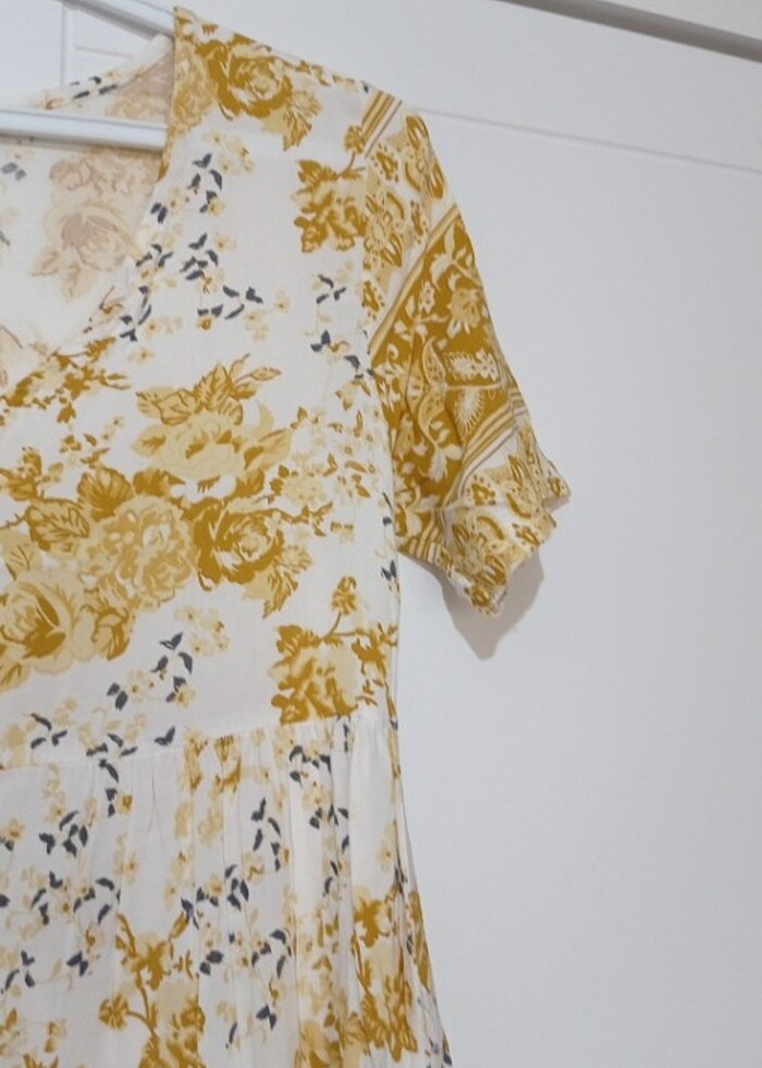 Viskon elbise - Görsel 3