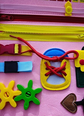 Beden Renk Montessori keçe çanta