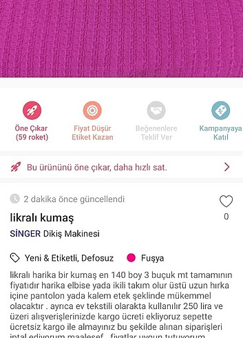 Diğer 4 parça kumaş 