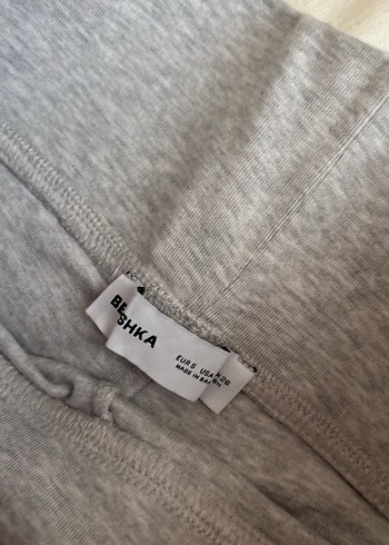 s Beden kırmızı Renk Bershka mini penye şort