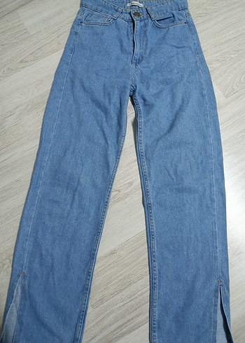 Mavi Midi Kadın Denim Pantolon - Görsel 3