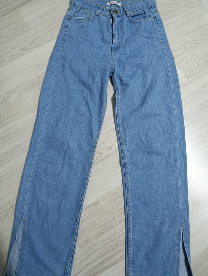 Mavi Midi Kadın Denim Pantolon - Görsel 3