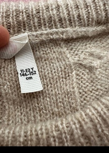 Gri Örgü Bohem Kadın Süveter - Görsel 3