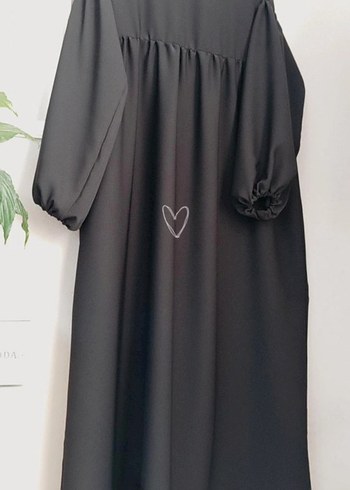 Siyah Uzun Drapeli Gotik Kadın Elbise - Görsel 4