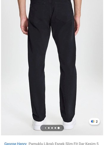 Erkek Siyah Skinny Fit Spor Pantolon - Görsel 3