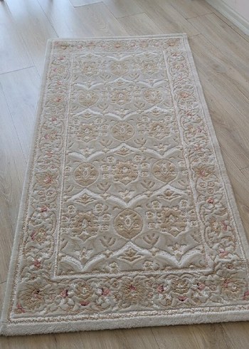 Istanbul kartal Bej İşlemeli Klasik Halı 80*150