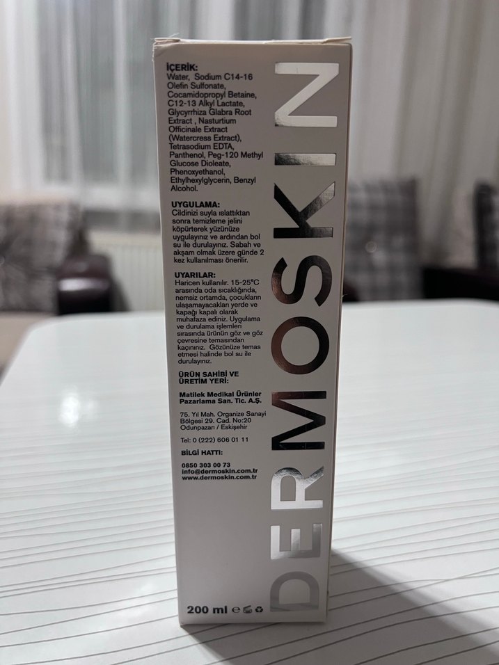 Dermoskin Yüz Yıkama Jeli - Leke Karşıtı - 200 ml - Görsel 3