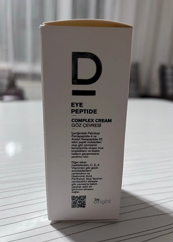 Dermoskin Göz Çevresi Peptit Krem 15 ml - Görsel 2