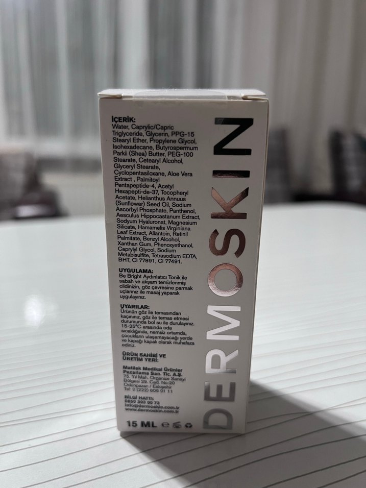 Dermoskin Göz Çevresi Peptit Krem 15 ml - Görsel 4