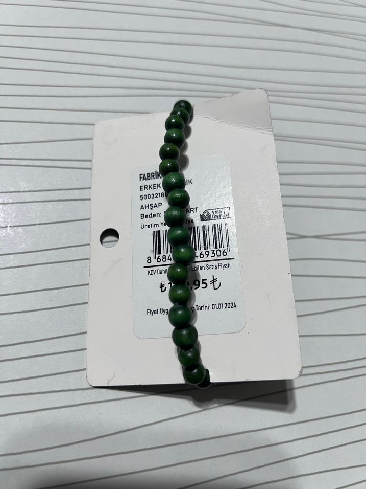 Fabrika Yeşil Şık Erkek Bileklik - Görsel 4