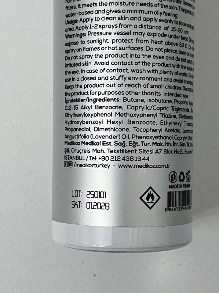 Medikoz Sun Spray Milk SPF50+ 150 ml - Görsel 3