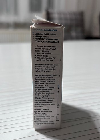 La Roche Posay Anthelios UV Air SPF50+ Güneş Kremi - 40 ml - Görsel 3