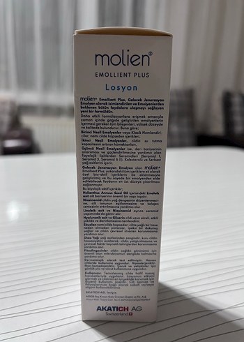 Molien Emollient Plus Vücut Losyonu 200ml - Görsel 2