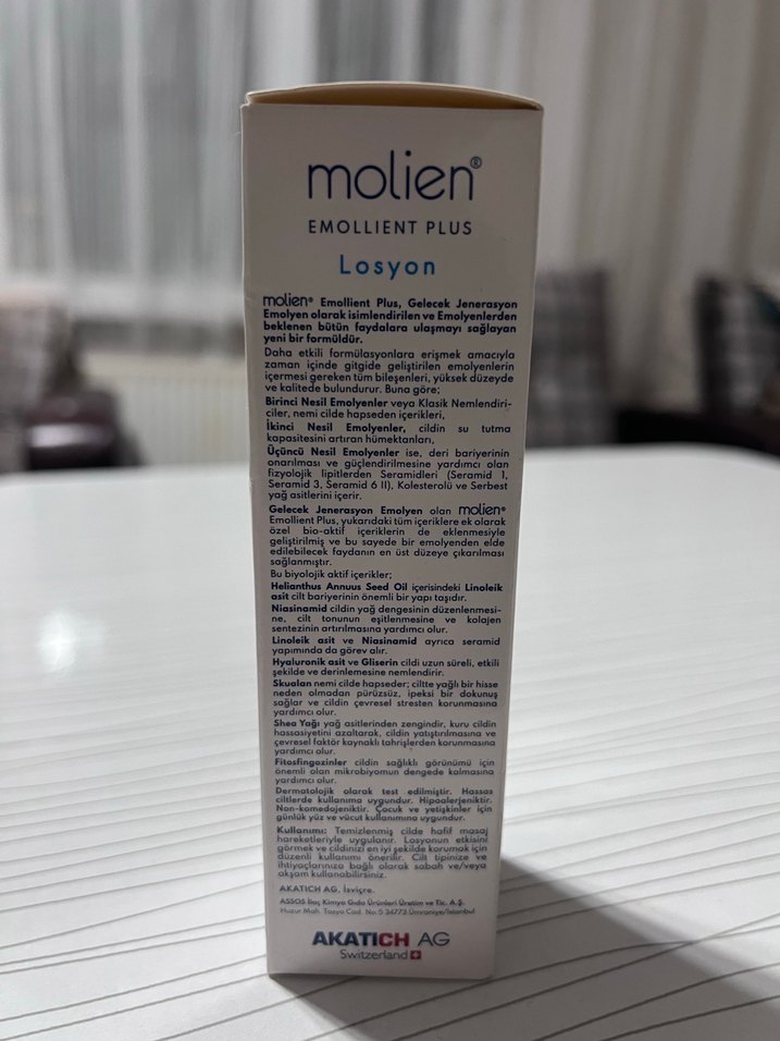 Molien Emollient Plus Vücut Losyonu 200ml - Görsel 2