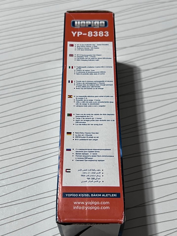 Şarjlı Tıraş Makinesi - Saç/Sakal/Vücut - Görsel 4