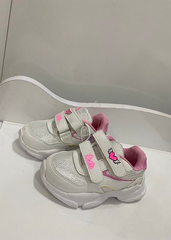 Kız Çocuk Pembe Renkli Cırt Cırtlı Spor Ayakkabı
