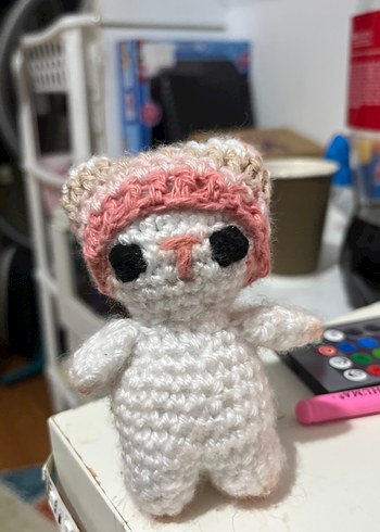 Örgü kedi El Örgüsü - Görsel 2