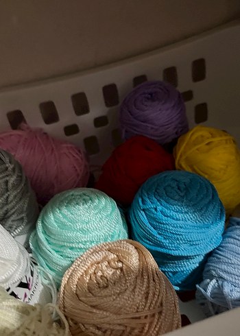 Pembe Örgü makyaj çantası - Görsel 4