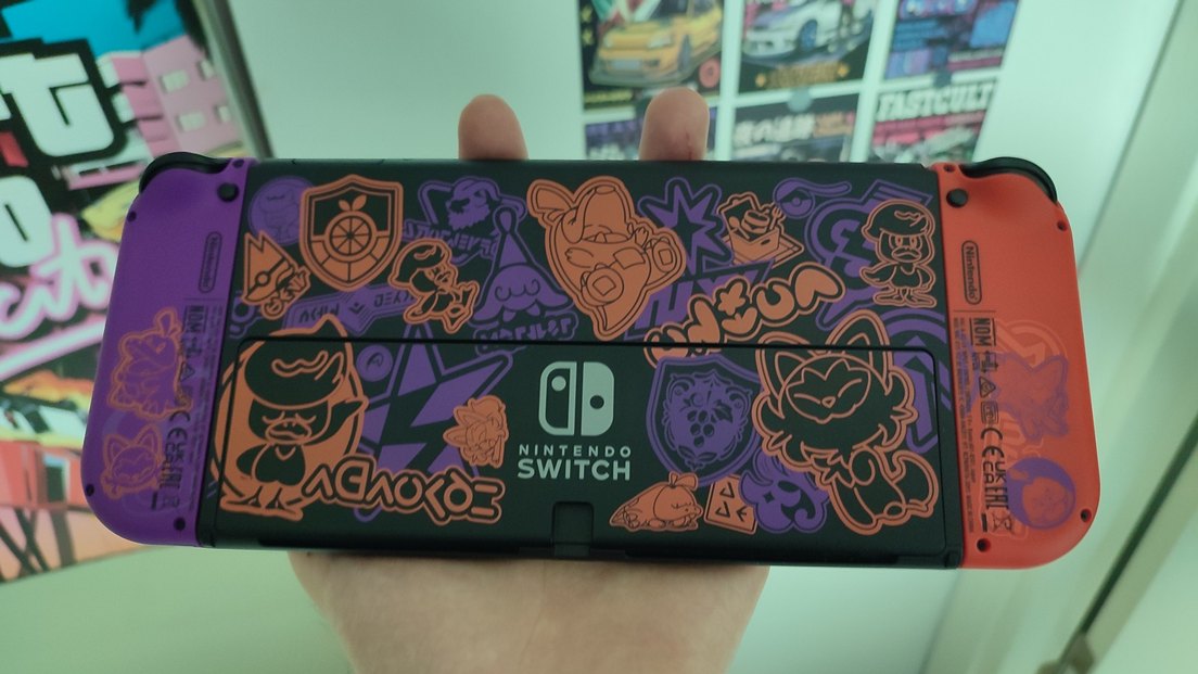 Nintendo Switch Oled - Pokémon Scarlet & Violet Edition - Görsel 4