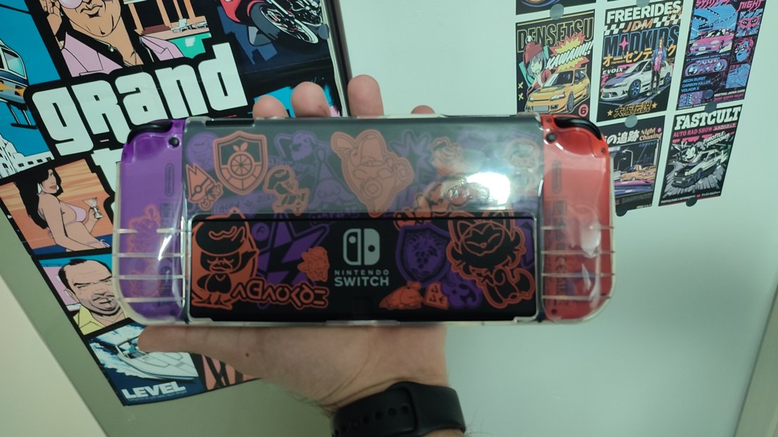 Nintendo Switch Oled - Pokémon Scarlet & Violet Edition - Görsel 2