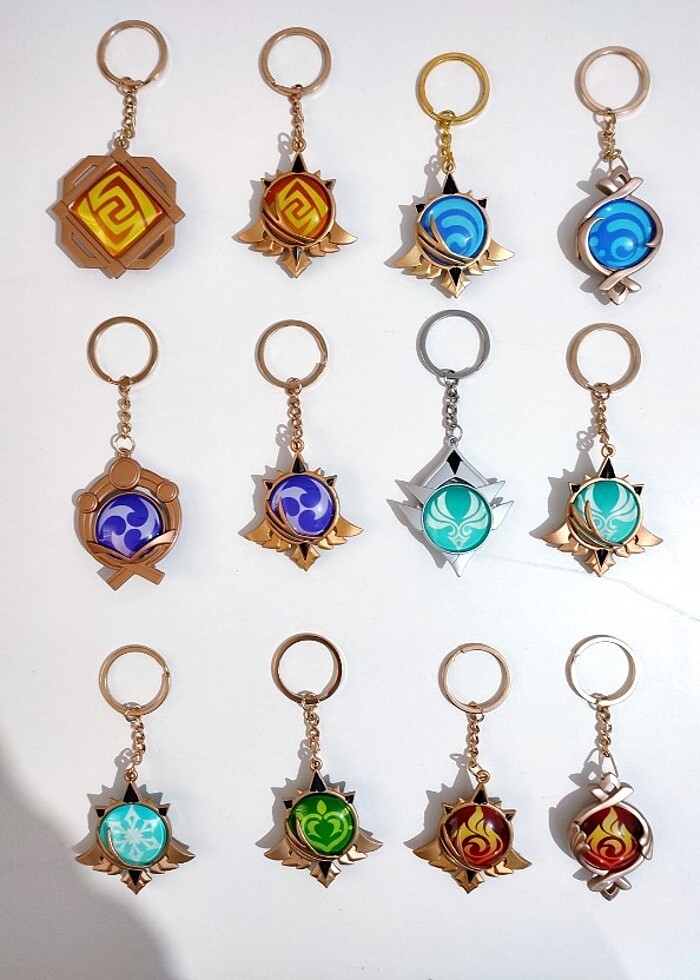 Genshin element anahtarlık - Görsel 2