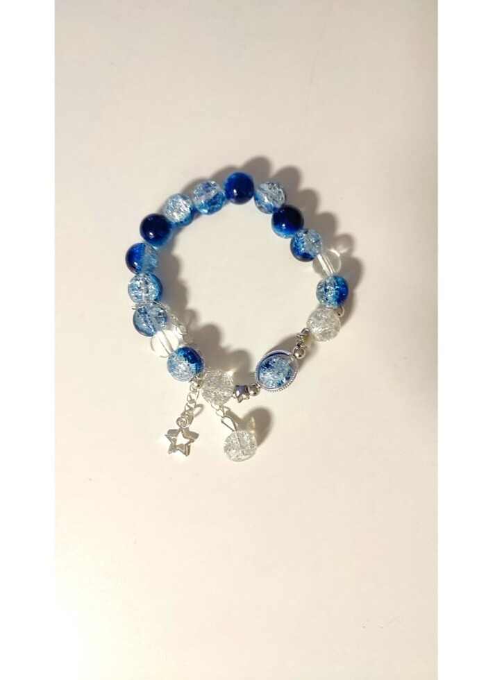 Yıldız süslemeli taş bileklik - Görsel 3