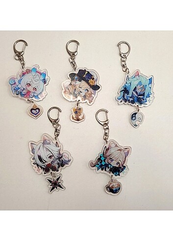 Genshin akrilik anahtarlık - Görsel 2