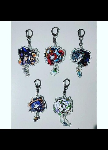 Genshin akrilik anahtarlık - Görsel 5