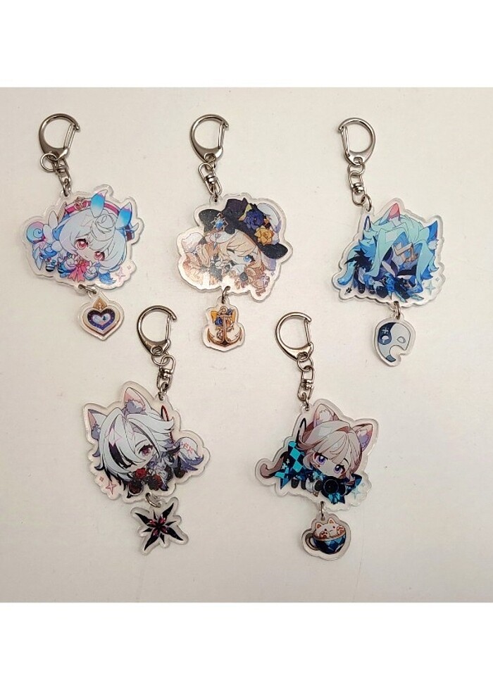 Genshin akrilik anahtarlık - Görsel 2