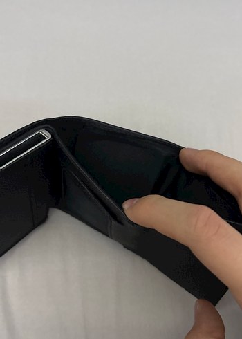 Siyah otomatik kart açmalı Erkek Cüzdanı - Görsel 3