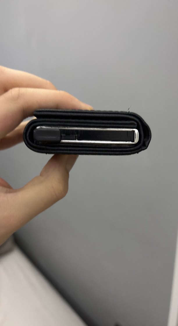 Siyah otomatik kart açmalı Erkek Cüzdanı - Görsel 4