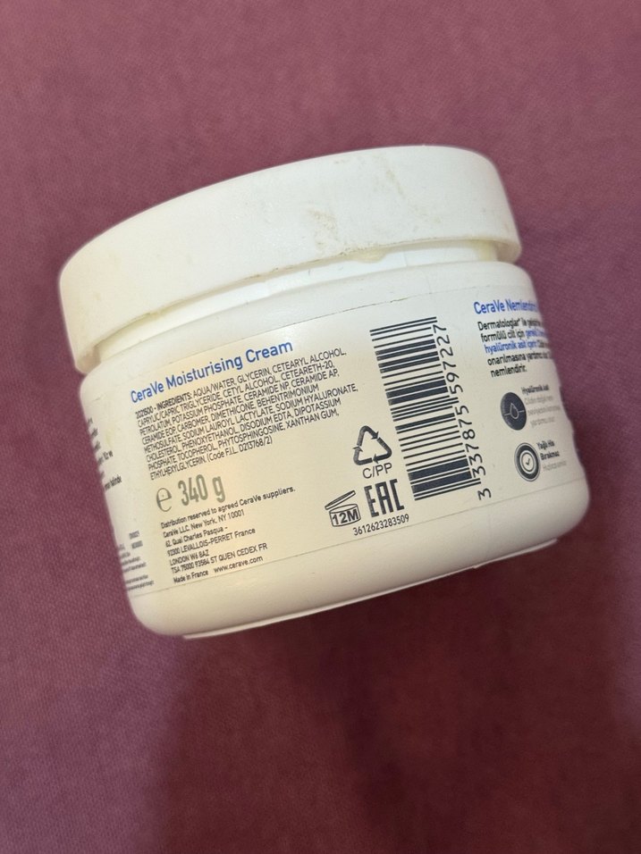 CeraVe Nemlendirici Krem 340g - Görsel 4