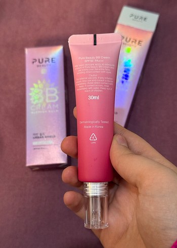 Pure Beauty BB Krem 01 Ivory SPF50 PA+++ - Görsel 4