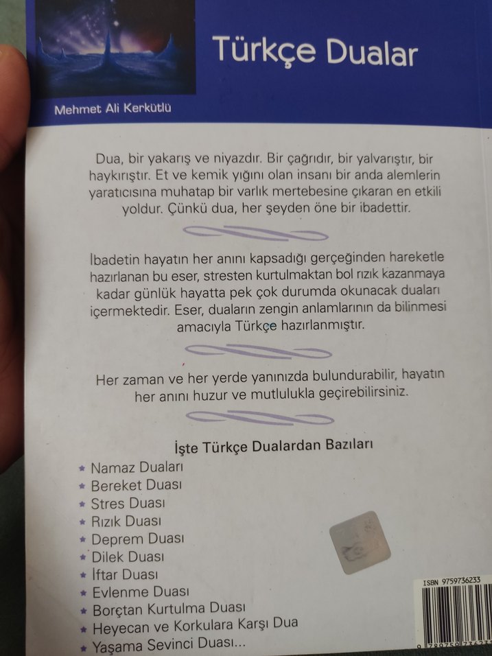 Türkçe dua kitabı- Gel Gel, Ne Olursan Ol Yine Gel - Görsel 3