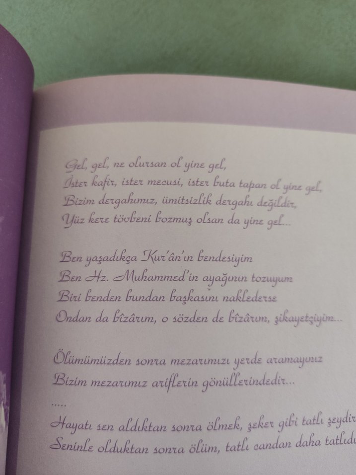 Türkçe dua kitabı- Gel Gel, Ne Olursan Ol Yine Gel - Görsel 2