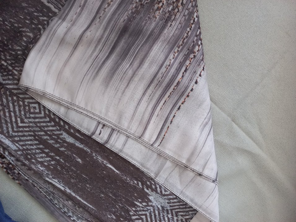 kadın Uzun Bağlamalı Desenli Şal - Görsel 2