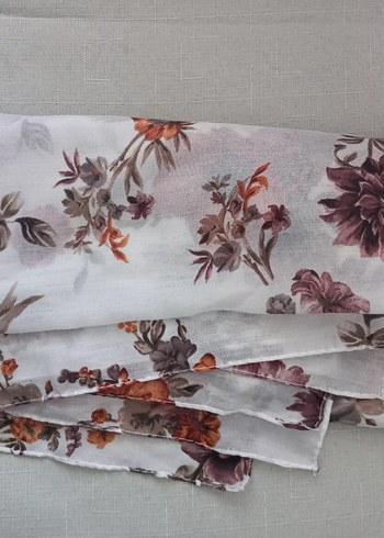 Bohem Çiçek Desenli Kadın Şal - Görsel 2