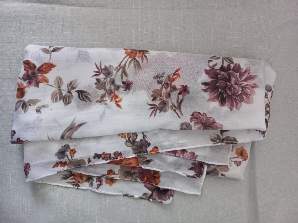 Bohem Çiçek Desenli Kadın Şal - Görsel 2