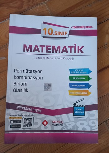 Sonuç Yayınları 10. Sınıf Matematik Kazanım Merkezli Soru Kitabı