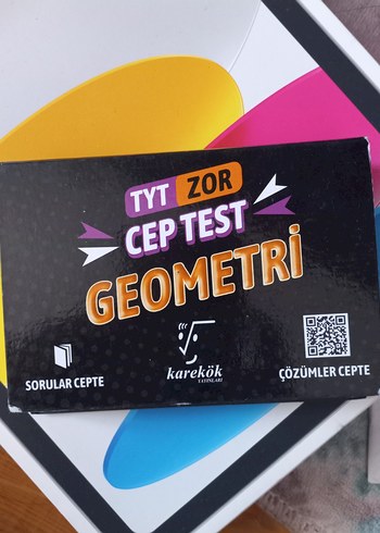 Karakök Yayınları TYT Zor Cep Test Geometri Kartları