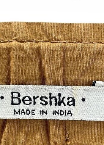 Bershka Bohem Tarzı Kadın Keten Pantolon
