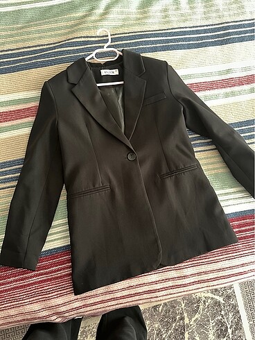 Siyah blazer