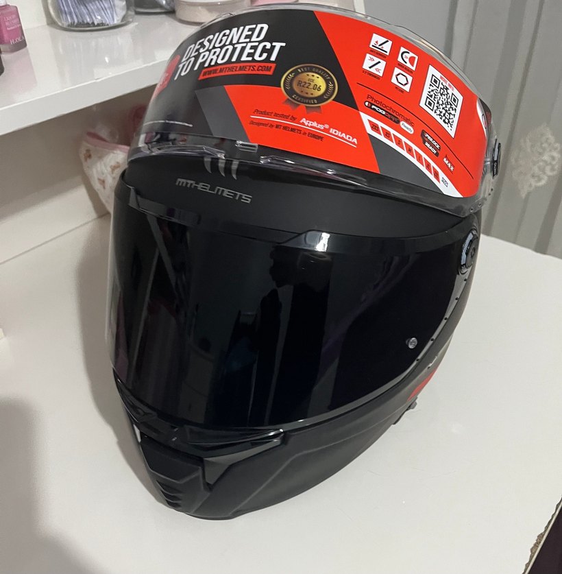 MT Thunder 4SV A1 Siyah Motor Motosiklet Kaskı - Görsel 5