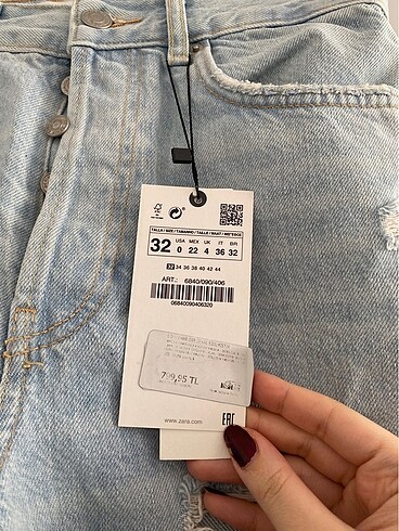 32 Beden Zara kot pantolon