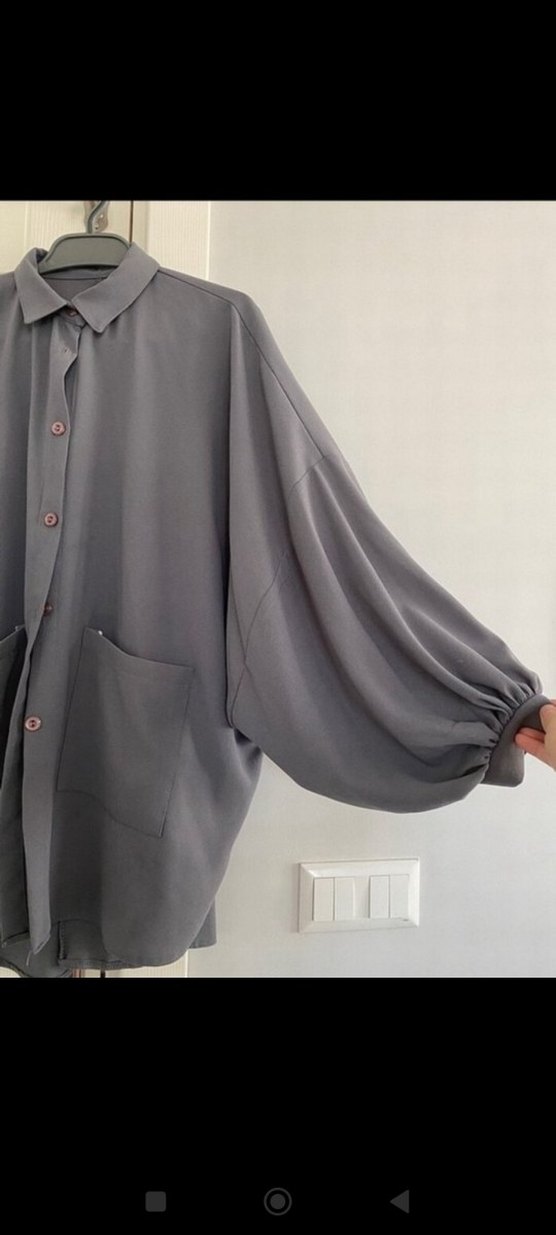 Gri Kadın Salaş Uzun Takım - Görsel 2