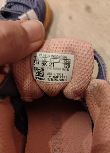 Bebek adidas ayakkabı
