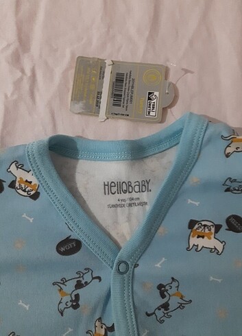 4 Yaş Beden mavi Renk Pijama takımi