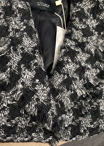 Mango tüvit ceket - Görsel 6